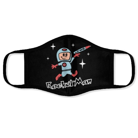 Rocket Man Face Masks