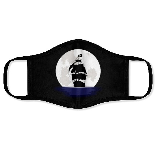 Pirate Ship Face Masks