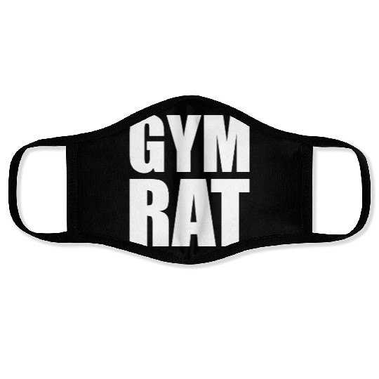 Gym Rat - White Face Masks