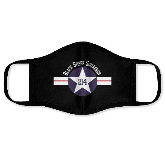 Black Sheep Squadron Face Masks