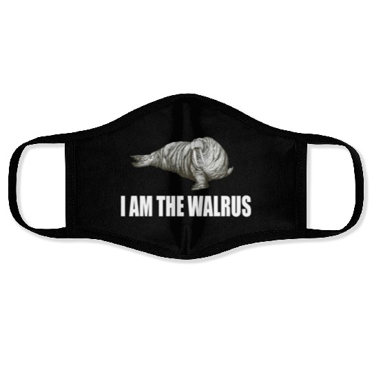 I Am The Walrus Face Masks