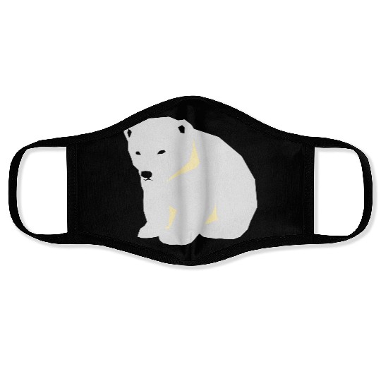 Polar bear Face Masks