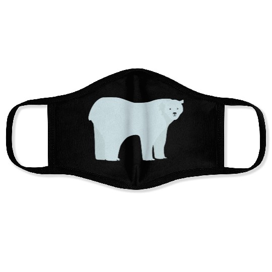 Polar bear Face Masks