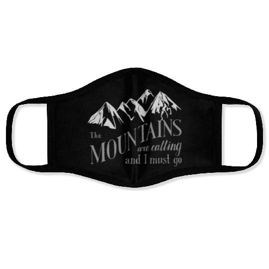 the mountains are calling Face Masks
