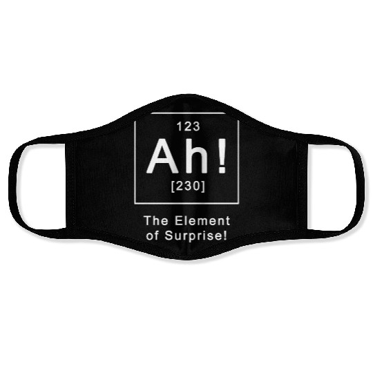 Science Funny Chemistry Periodic Table Face Masks