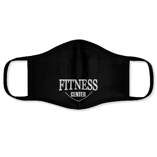 fitness center logo Face Masks