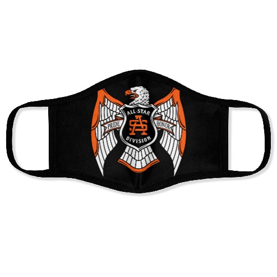 hawk crest mma Face Masks