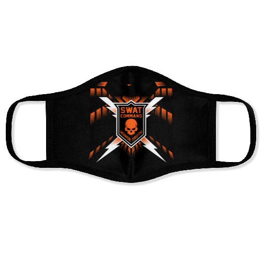 hawk crest mma Face Masks