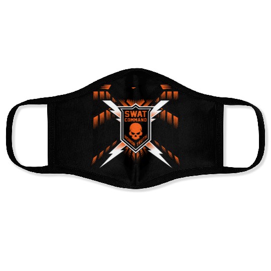 hawk crest mma Face Masks