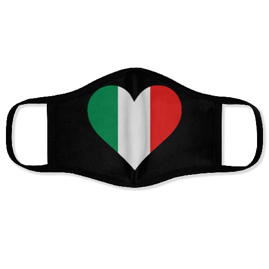 A Heart For Italy Face Masks