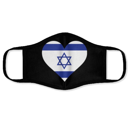 A Heart For Israel Face Masks