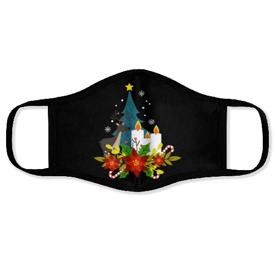 Christmas Decoration Face Masks
