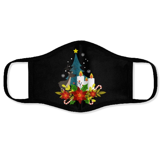 Christmas Decoration Face Masks