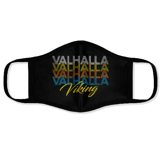 Valhalla Viking Vikings Face Masks