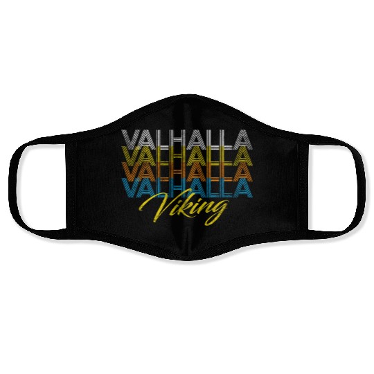 Valhalla Viking Vikings Face Masks