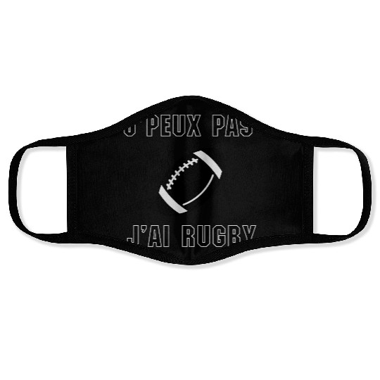 jai rugby Face Masks