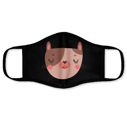 Cat head Face Masks