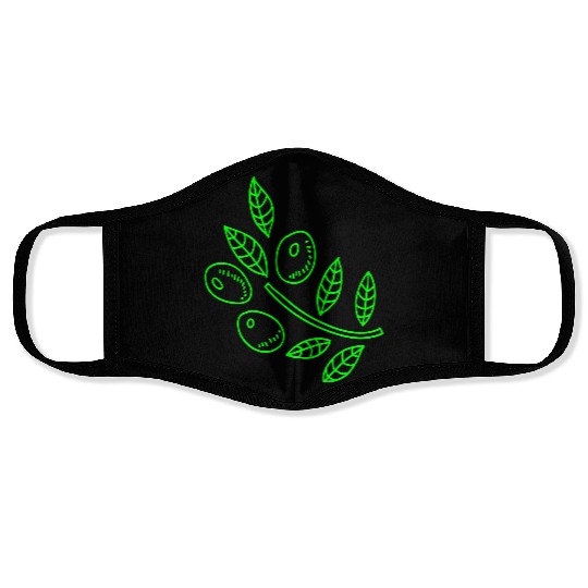Olive branch Face Masks