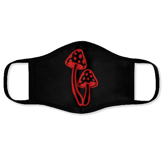 Mushrooms Face Masks