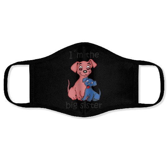 I'm the Big Sister Face Masks