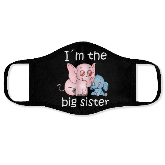 I'm the Big Sister Face Masks