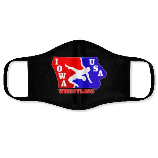 Iowa Team USA Wrestling Face Masks