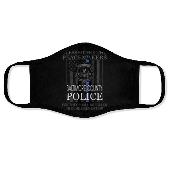 Baltimore County Police Face Masks Saint Michael Police Officer Prayer