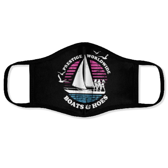 Boats N Hoes Step Brothers Huff Doback Anchor Face Masks