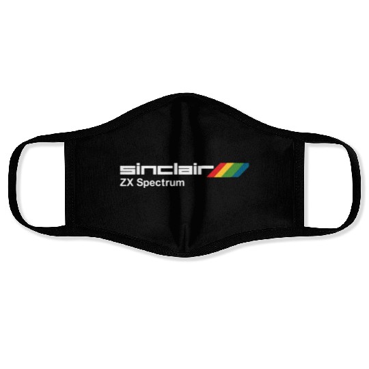 Sinclair Zx Spectrum Mens Retro 80 s Video Game T Face Masks