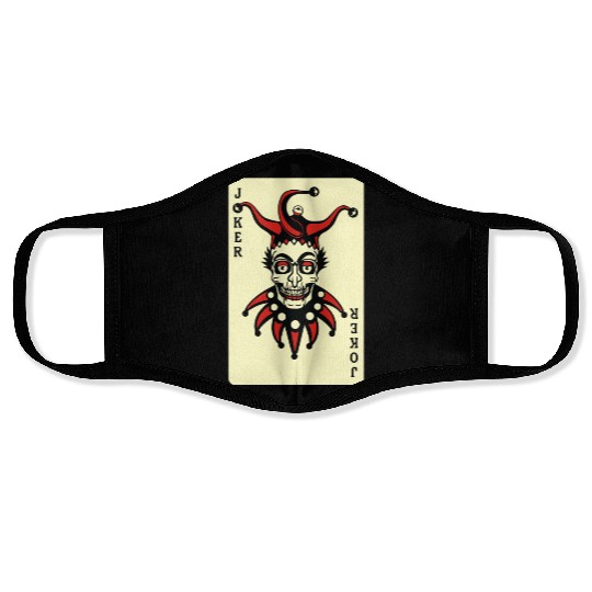Joker Card Face Masks