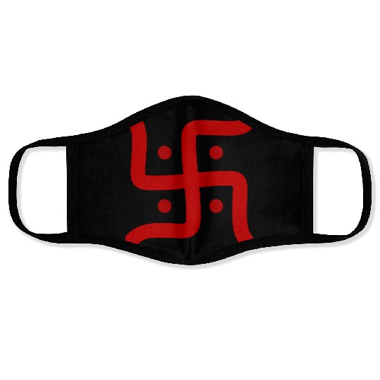 Hindu Swastika Face Masks