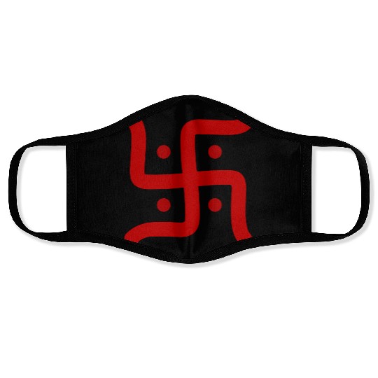 Hindu Swastika Face Masks