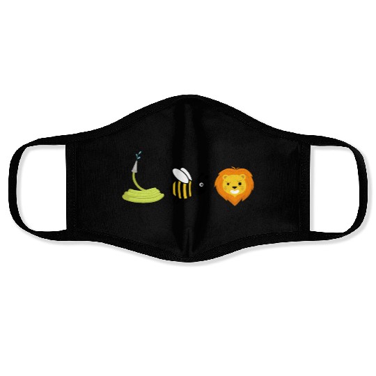 Hose Bee Lion Face Masks