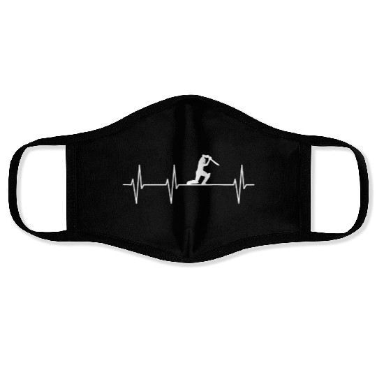 Cricket Heartbeat Face Masks
