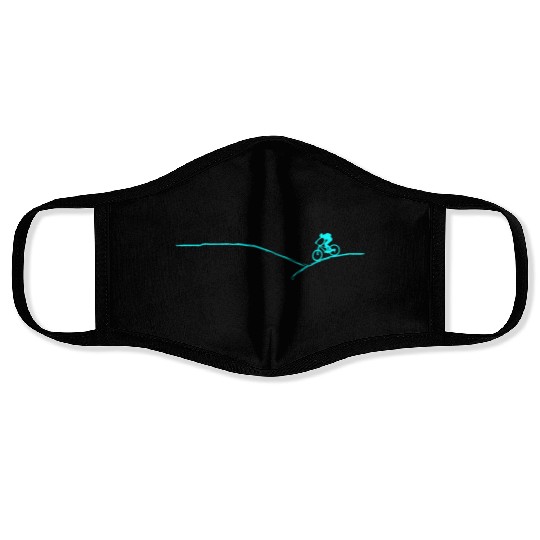 MTB mountain bike mountain biking cycling Face Masks