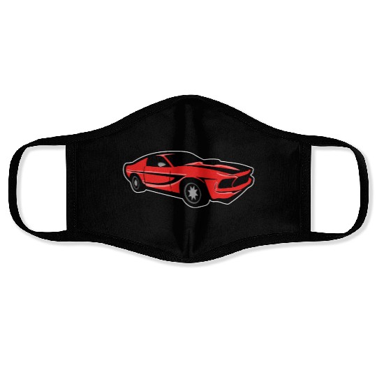 American Muscle Car Face Masks