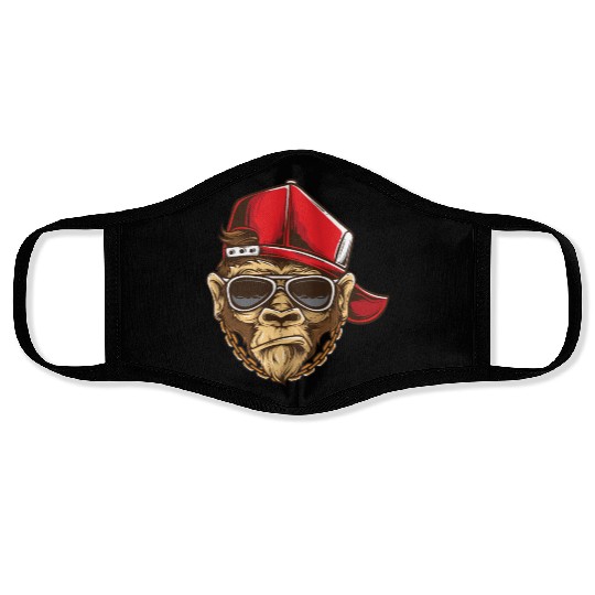 Funky Monkey | Hip Hop | Monkey Swag Face Masks