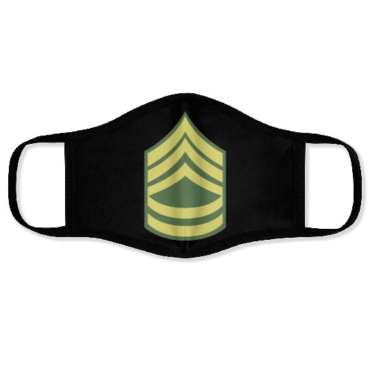 Military uniform US Army Sergeant First Class SFC Face Masks