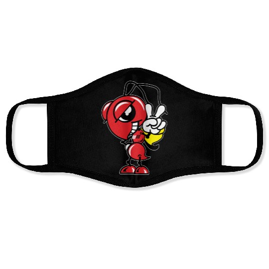 Marc Marquez Ant Logo Face Masks