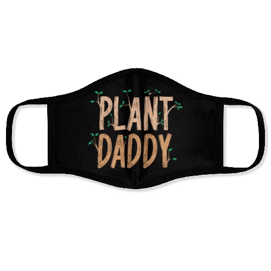 Plant Daddy Gardening Face Masks