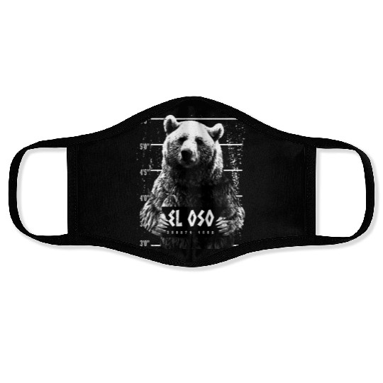 Animal Print - El Oso Face Masks