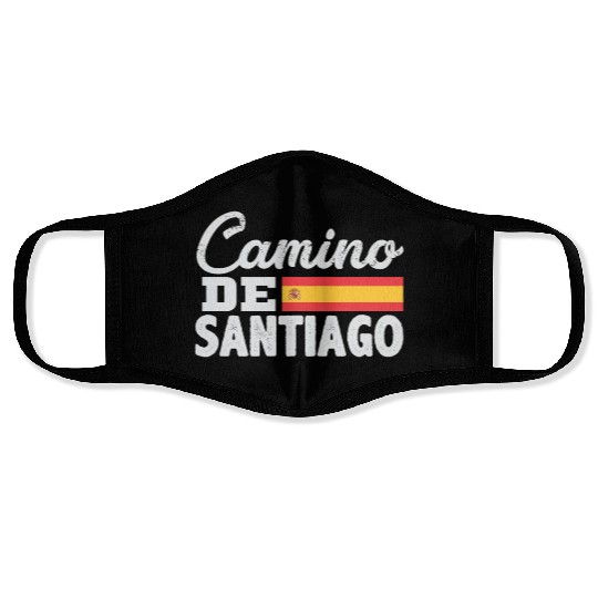 Camino De Santiago Way of Saint James Face Masks