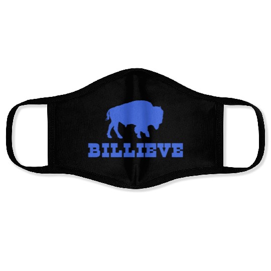 Bills Mafia BillieveShirt - Buffalo Football Face Masks