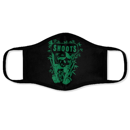 Men s Hawaii Shoots Panda Retro hawaii Face Masks