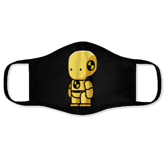 crash test dummies Face Masks