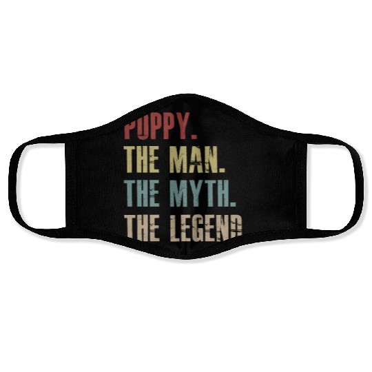 Poppy The Man The Myth The Legend Face Masks for men