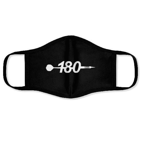 180 darts2 Face Masks