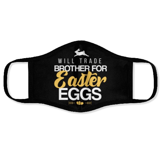 Easter egg brother Face Masks