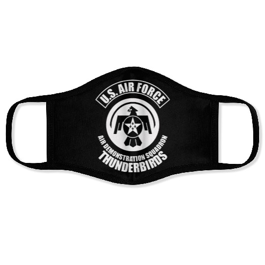us air force thunderbirds Face Masks
