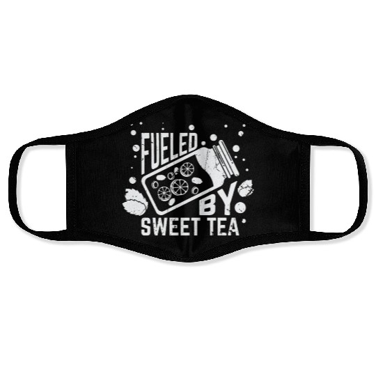 Fueled By Sweet Tea I Funny Southern Country Face Masks